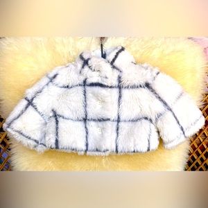 Janie & Jack Faux Fur Coat 3-6M